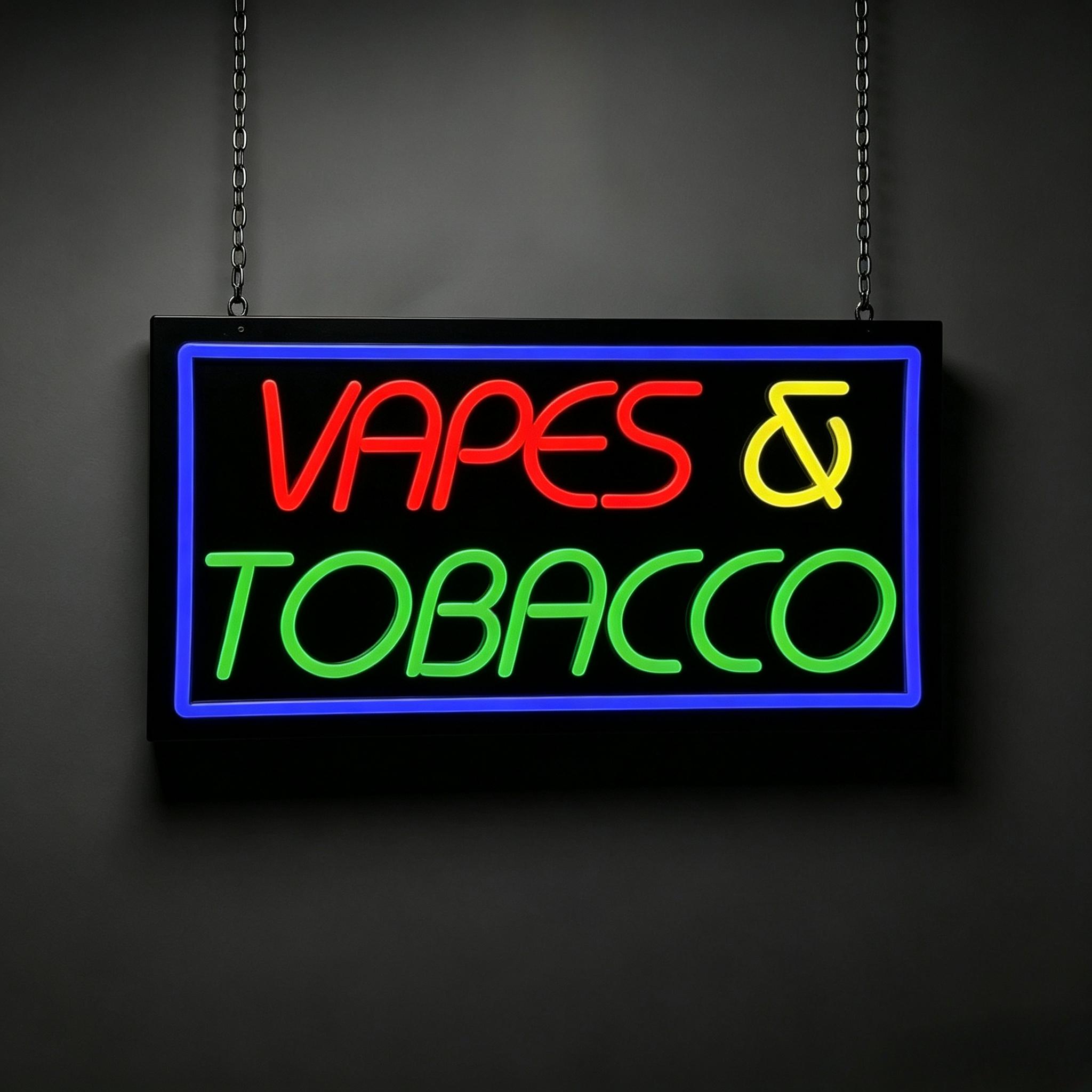 Vaping Store - Tütün ve Vape Neon Tabelası, USB