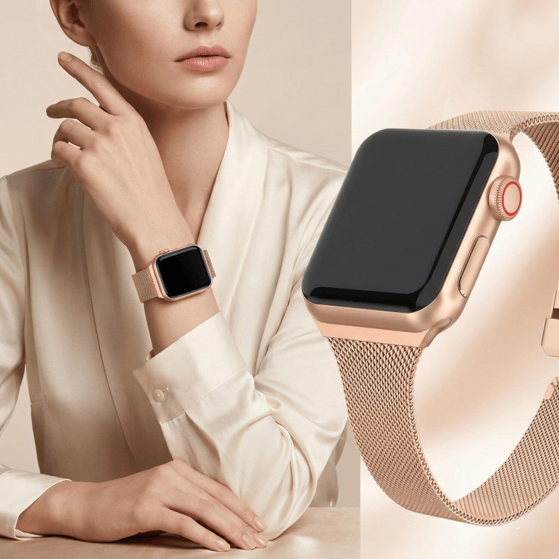Mesh Coil Strip - Apple Watch için Milanese Döngü Kordon