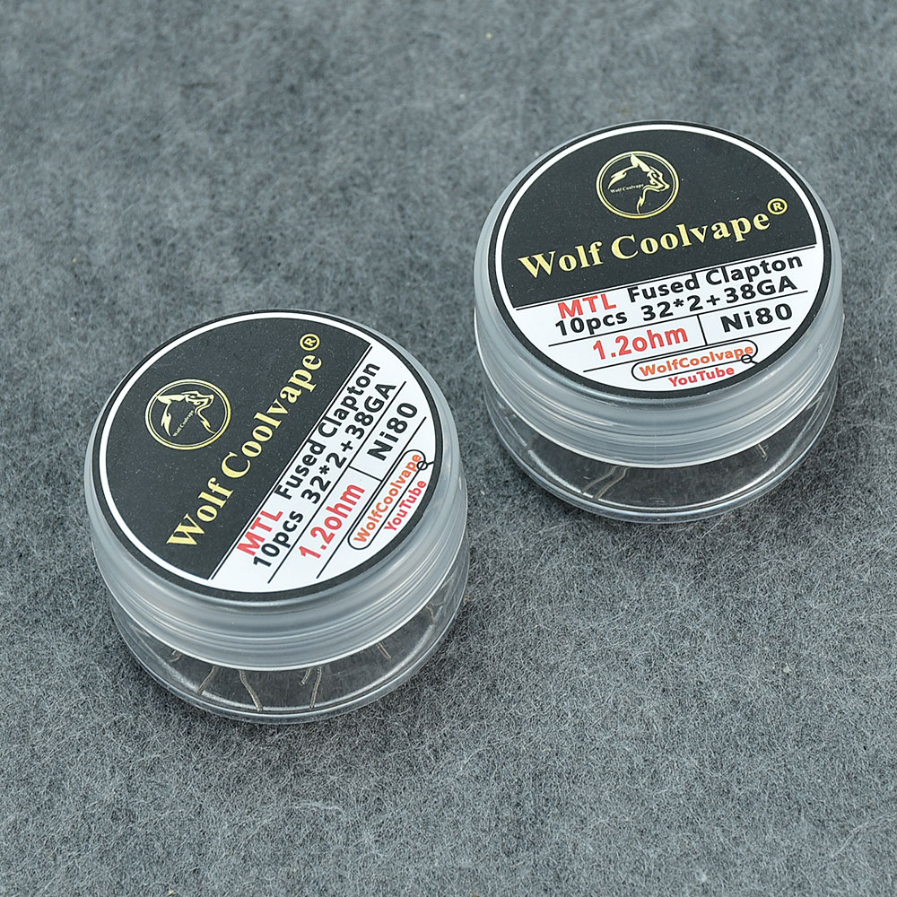 Clapton Wire Pre Built - Wolfcoolvape ön inşa ısıtma teli Vape