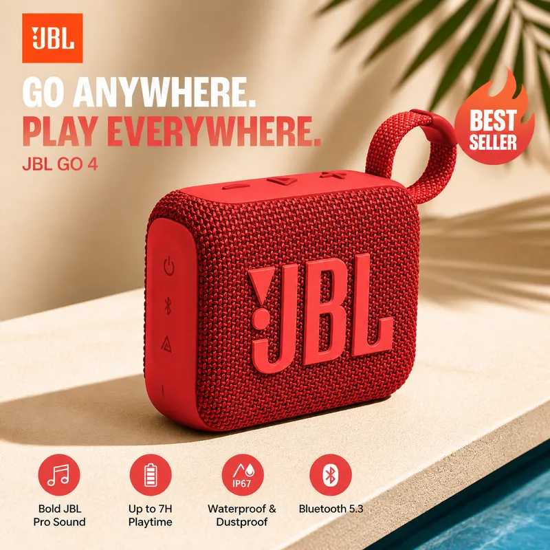 JBL GO4 Küçük Taşınabilir Ster - Jbl Speaker Go 4 incelemesi ve fiyatı