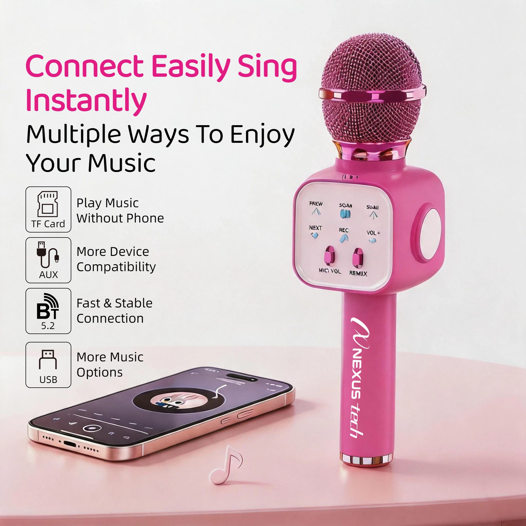Kablosuz Bluetooth 5.2 Karaoke - Shure Mic Sm58 incelemesi ve fiyatı