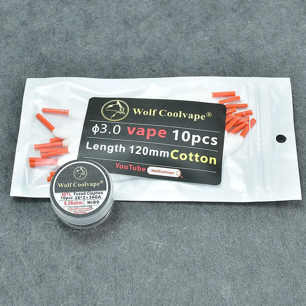Wolfcoolvape NI80 Önceden Yapı - Clapton Wire Pre Built incelemesi ve fiyatı